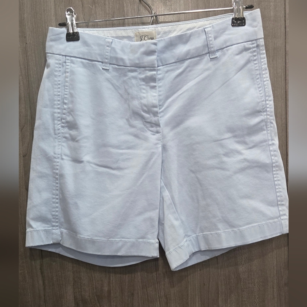 J.Crew Women's Powder Blue Chino Shorts